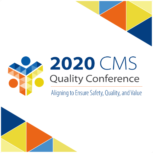 A logo for the 2 0 2 0 cms quality conference.